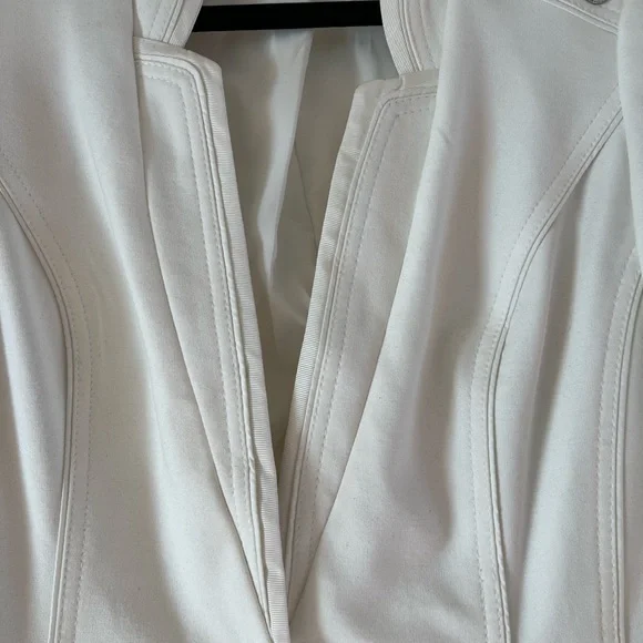 White House Black Market Ivory Blazer with Button Accents - Picture 6 of 6